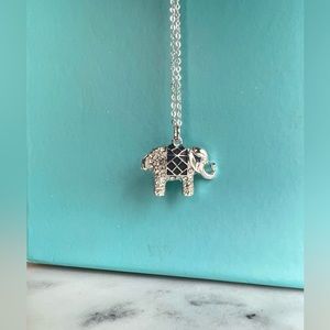 Macys NWT elephant necklace